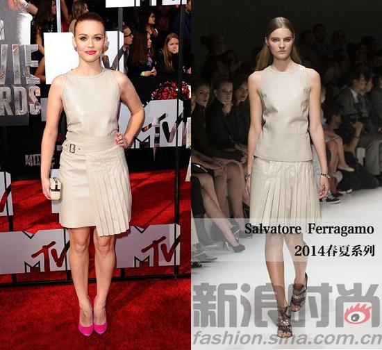 她们都爱T台同款 MTV电影奖华服盘点