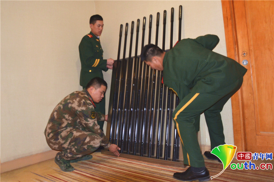探访“两会”住地：武警安保全面启动