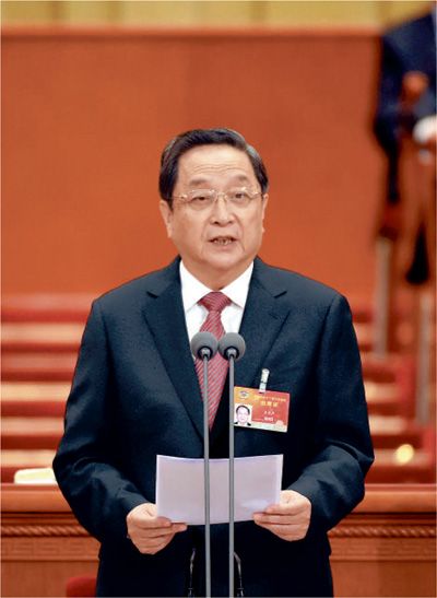 全国政协副主席杜青林,韩启德,帕巴拉·格列朗杰,董建华,万钢,林文漪