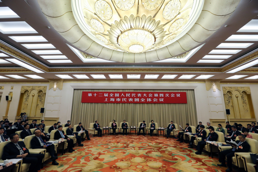 全国两会：上海代表团全体会议向媒体开放