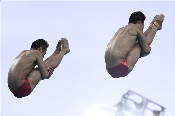 2016里约奥运会男子双人10米跳台决赛：林跃、陈艾森夺冠