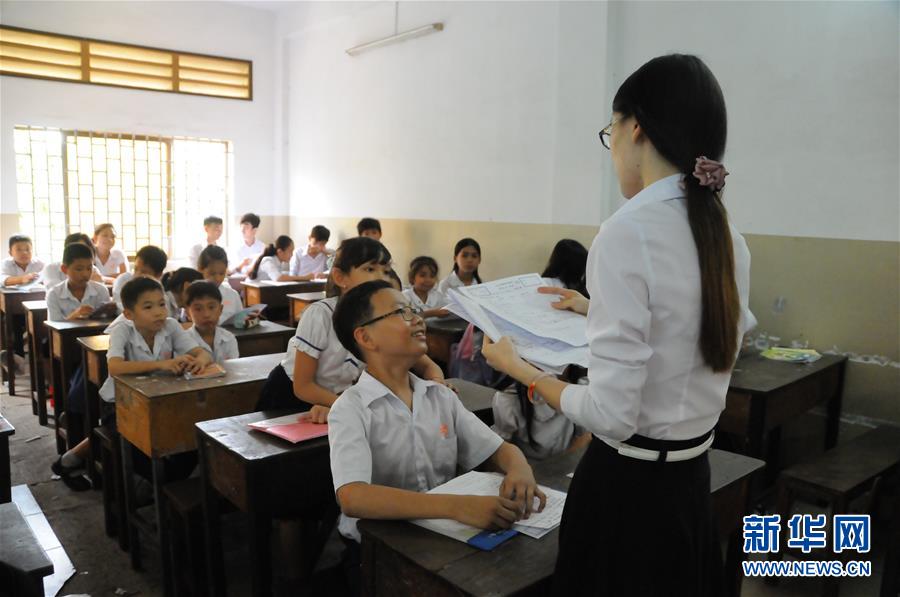 【图片故事】我在柬埔寨教中文