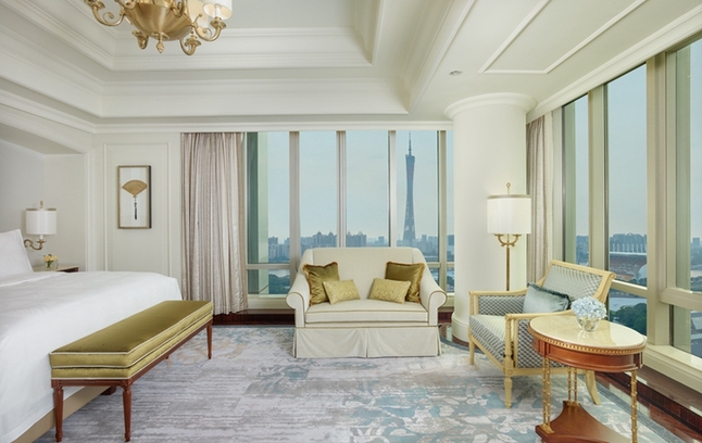广州富力丽思卡尔顿酒店推出全新「尊贵客房」