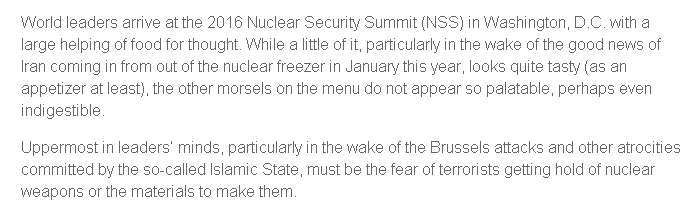 【习主席出席核安全峰会老外谈⑦】中国在核安全事务中的国际担当