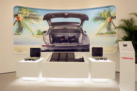 汉能携移动能源系列产品亮相2015上海汽车文化节