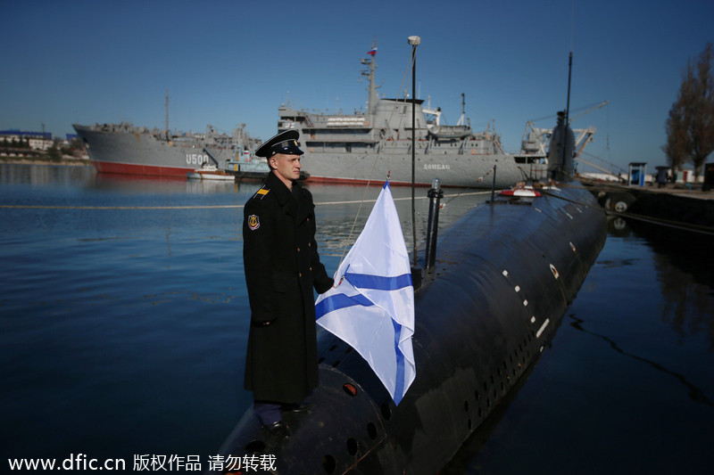 俄罗斯军队接管乌克兰海军唯一潜艇