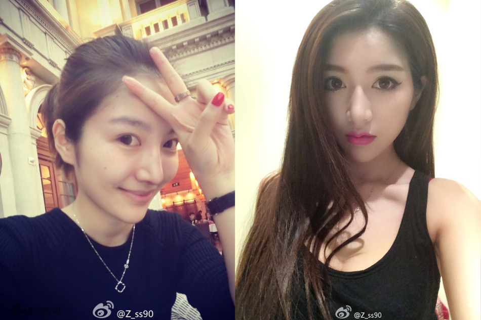 微博网友掀起妆前妆后对比照热 亲妈也难认