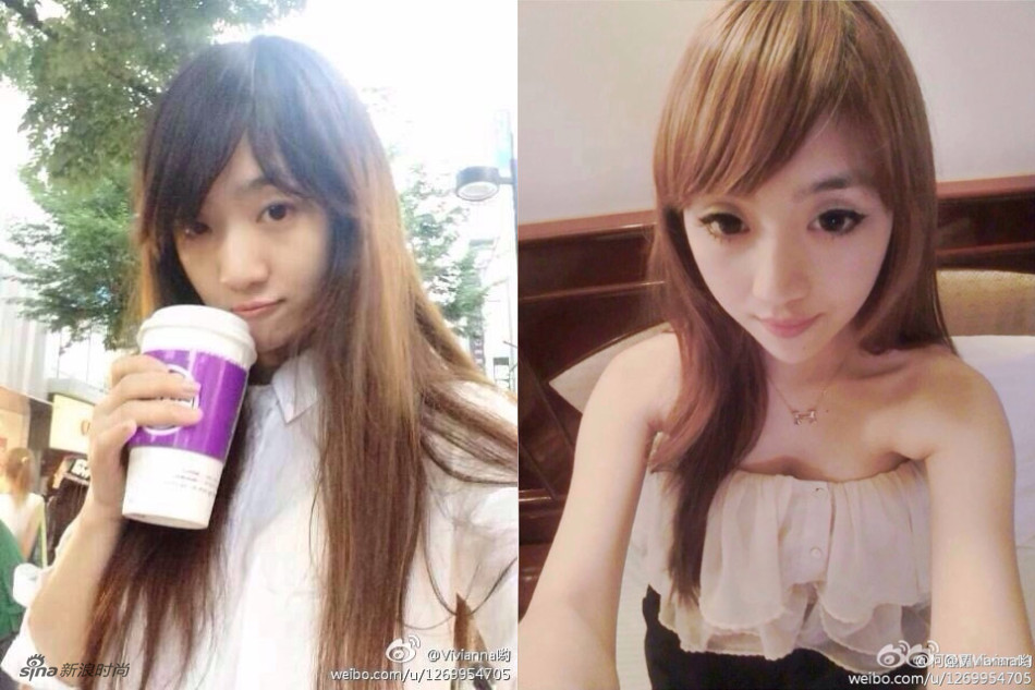 微博网友掀起妆前妆后对比照热 亲妈也难认