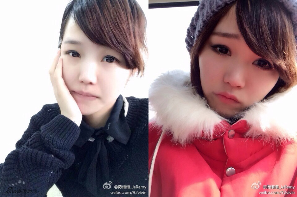 微博网友掀起妆前妆后对比照热 亲妈也难认