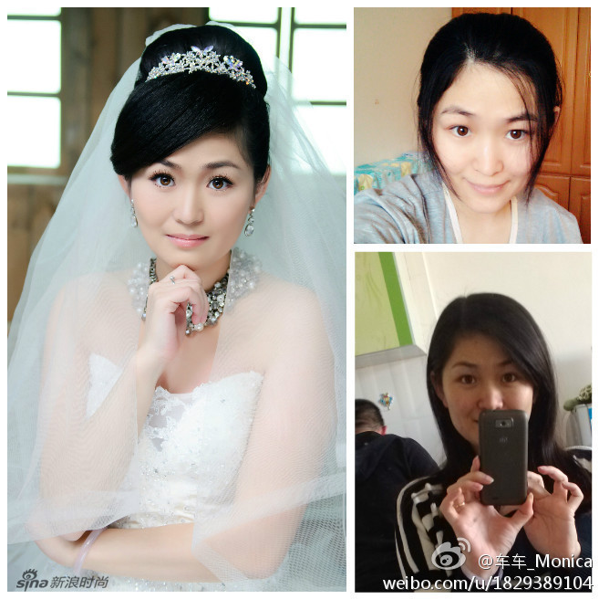 微博网友掀起妆前妆后对比照热 亲妈也难认