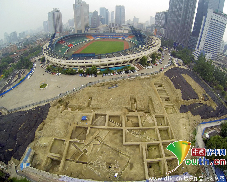 成都市区发掘出疑似唐代官衙遗址