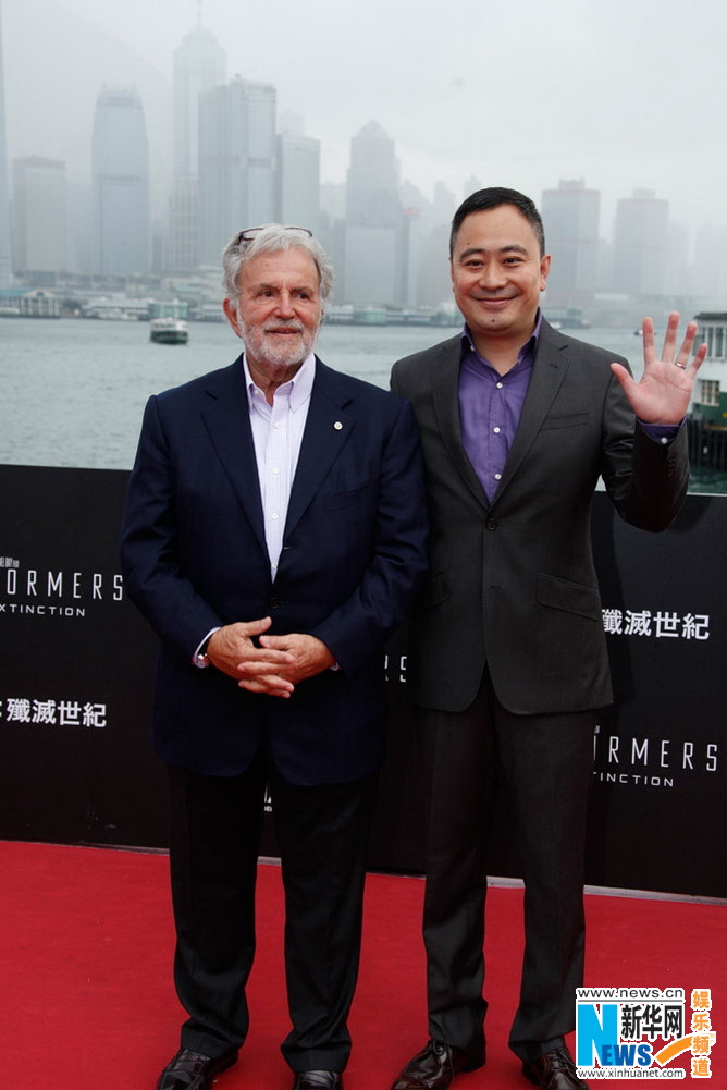 《变形金刚4》首映 李冰冰韩庚等华语影星抢镜