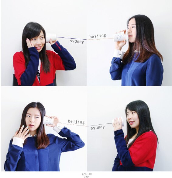 两名女孩PS北京与悉尼跨国“双重生活”