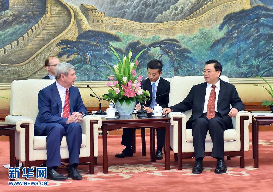 张德江会见俄罗斯国家杜马第一副主席