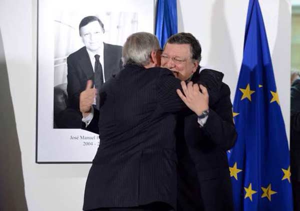 担任欧盟委员会主席十年的巴罗佐周五正式离任