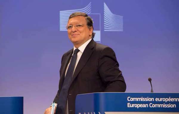 担任欧盟委员会主席十年的巴罗佐周五正式离任