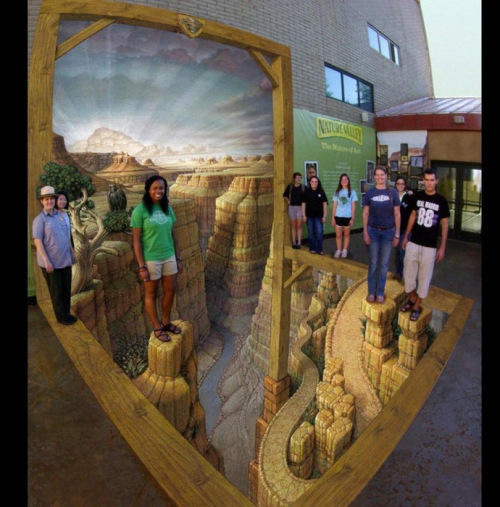 世界各地超逼真3D街头涂鸦欺骗你的眼