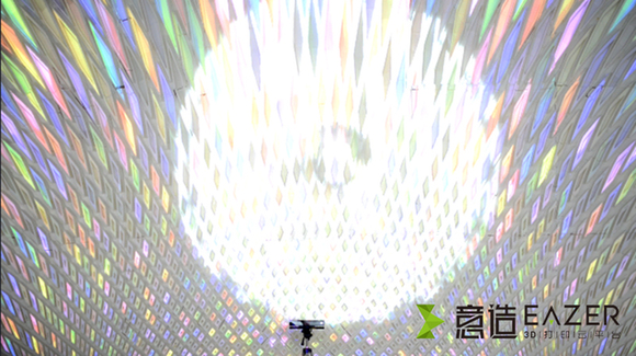 意造3D打印助推中国首创装饰互动墙