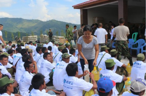 钰诚集团缅甸佤邦公益行 援建学校医院已破土动工