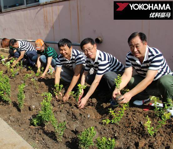 优科豪马山东工厂举行第四期“千年之林”植树活动