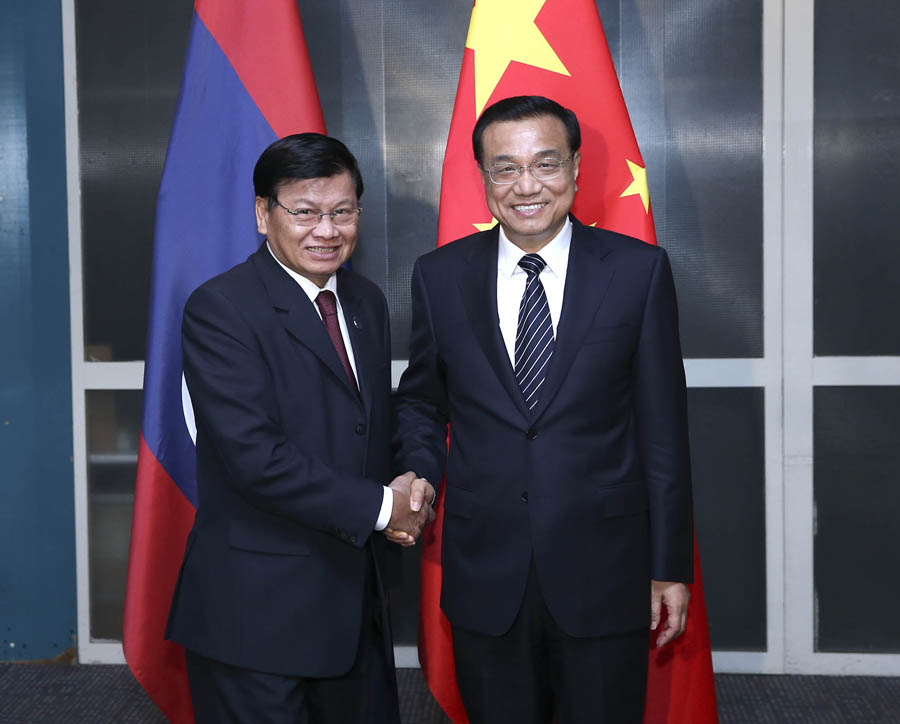 李克强会见老挝总理：共同推进中国-东盟等框架内务实合作