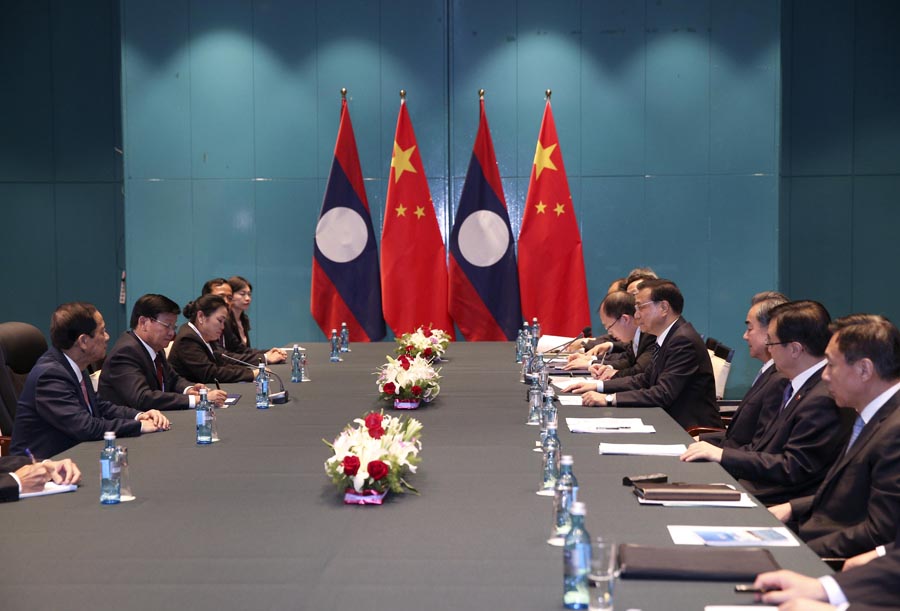 李克强会见老挝总理：共同推进中国-东盟等框架内务实合作