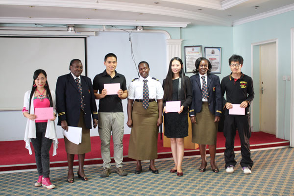 肯尼亚移民局汉语培训班结业典礼在内罗毕大学孔子学院举办