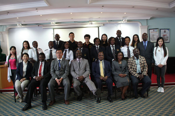 肯尼亚移民局汉语培训班结业典礼在内罗毕大学孔子学院举办