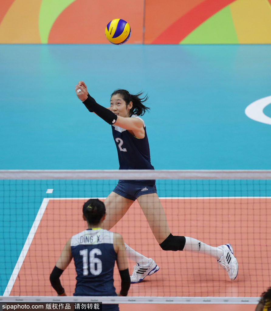 里约奥运会第11日：女子排球1/4决赛 巴西VS中国