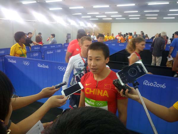 中国速度闪击里约 男子4X100米接力创历史进奥运决赛