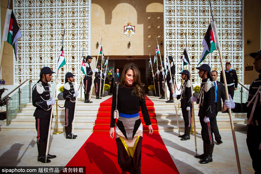 阿拉伯世界的戴安娜——约旦王后步入46岁优雅依旧