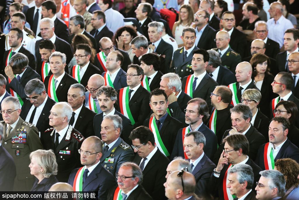 意大利举办国葬 悼念地震逝者
