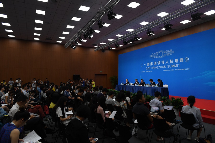二十国集团工商界活动（B20）在杭州举行新闻发布会