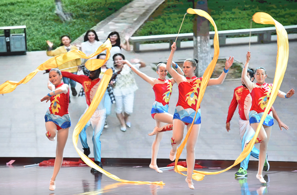 第二届“留动中国—在华留学生阳光运动文化之旅”全国总决赛在扬州大学开幕