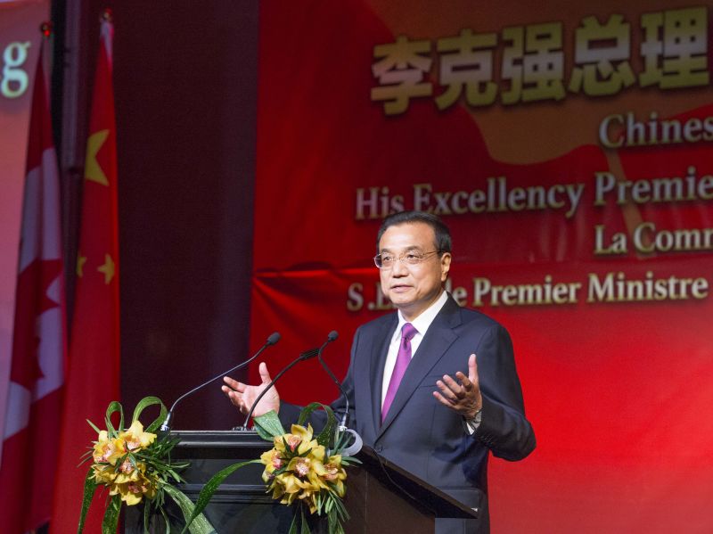 李克强寄语加拿大华侨华人到中国投资投智创业兴业