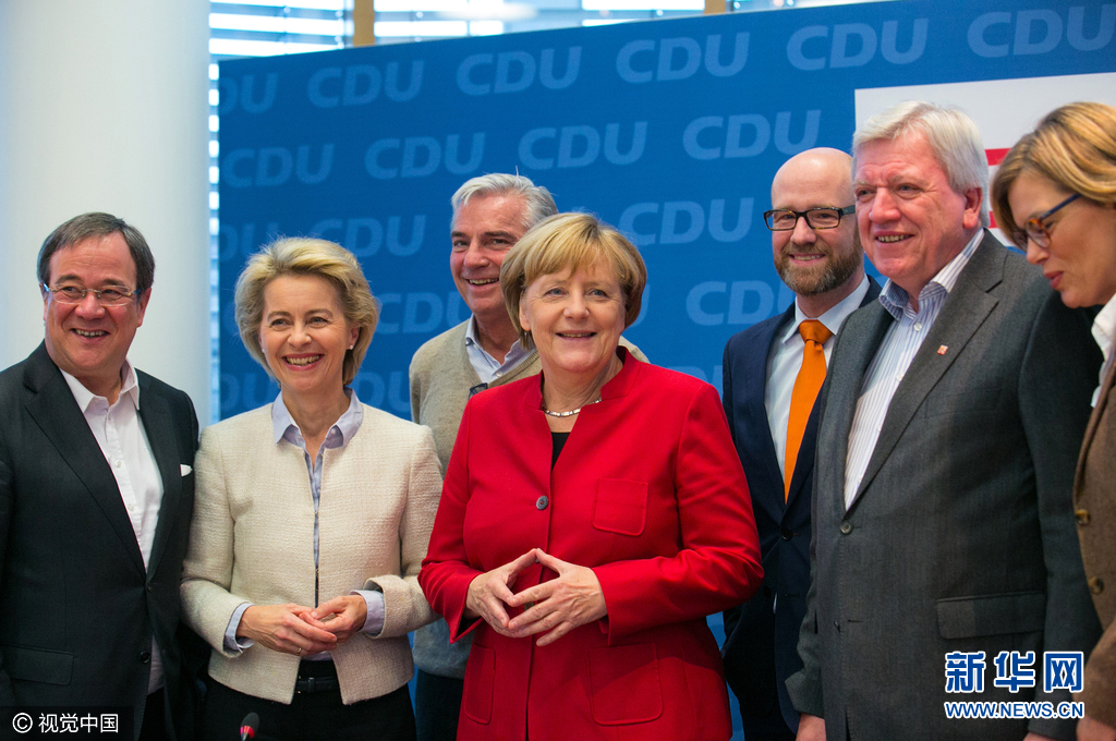 默克尔表示将参加明年德国大选 寻求再次连任总理