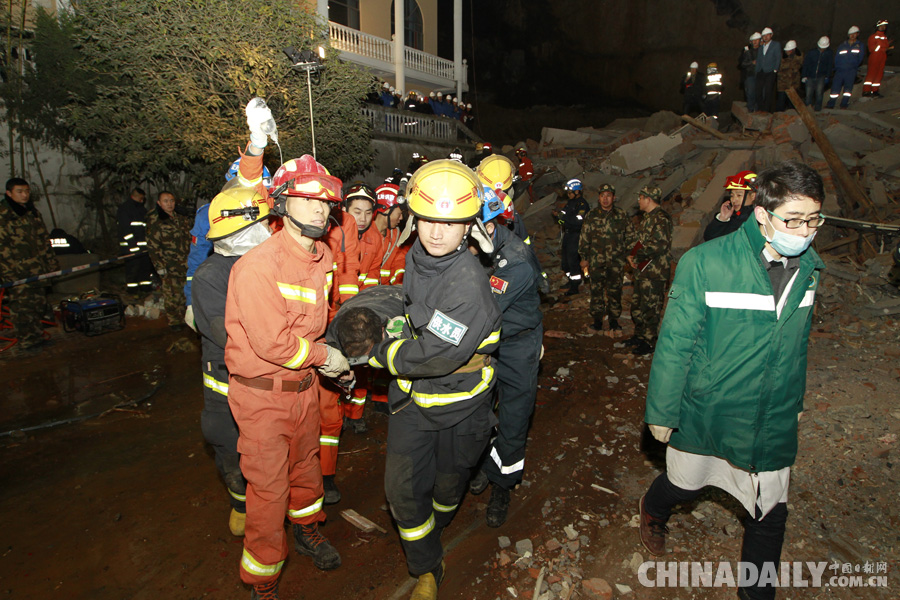 湖北南漳山体崩塌 已确认12人遇难