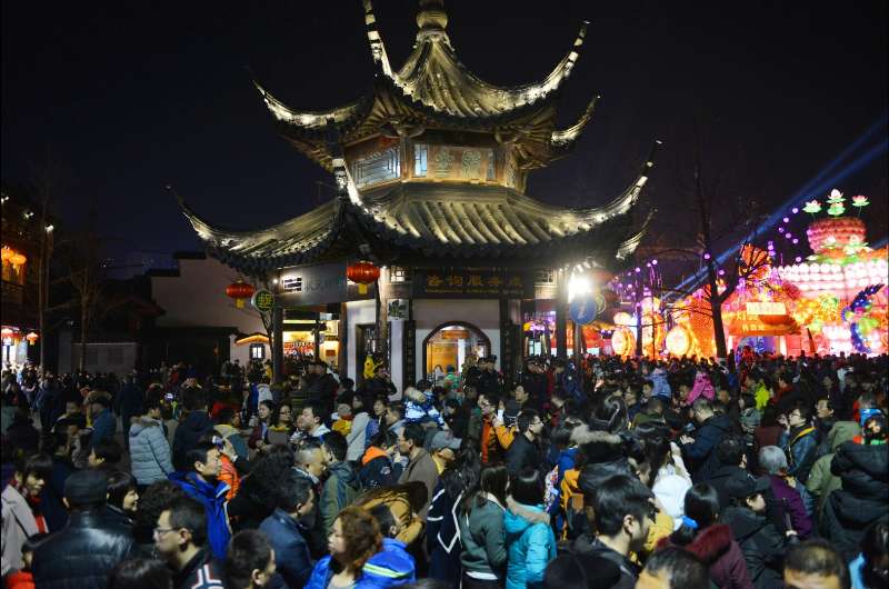 夫子庙成为南京春节假期最热景点