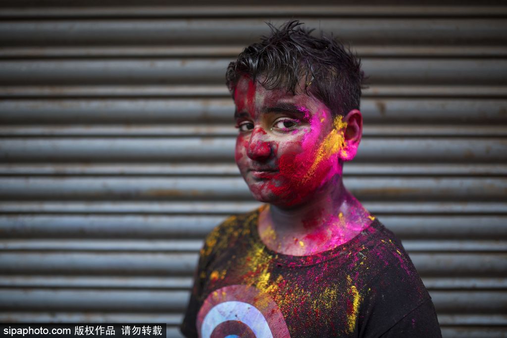 最多彩的笑脸 记录印度金奈胡里节儿童肖像