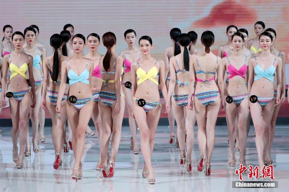 中国超级模特大赛举行 满眼都是大长腿！