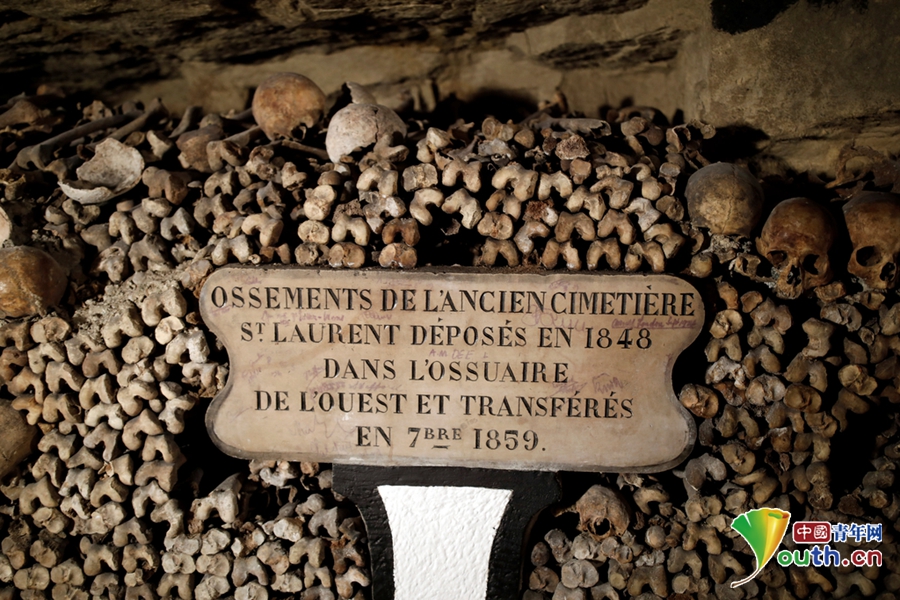 巴黎地下墓穴 累累白骨“尸满为患”