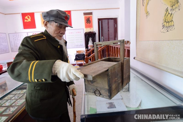 湖南97岁抗战老英雄自办抗战纪念馆 向您致敬！