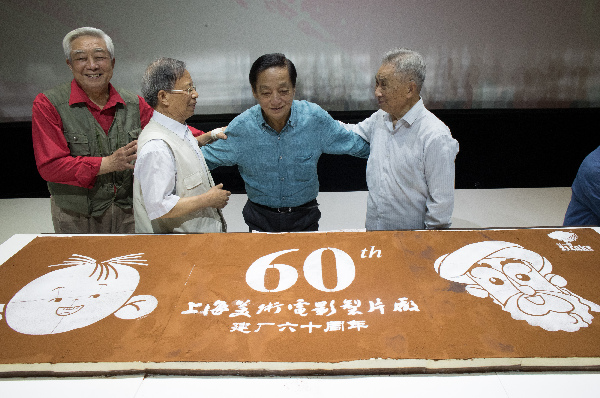 孙悟空葫芦娃亮相上海电影博物馆 贺上海美术电影制片厂建厂60周年