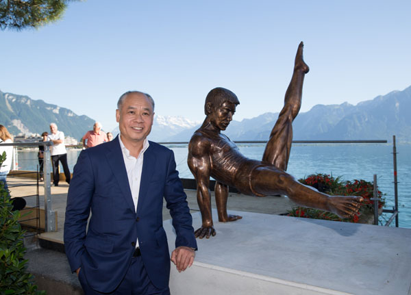 李宁先生受邀出席瑞士蒙特勒体操协会150周年庆典