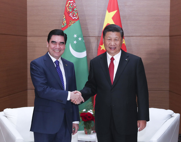 习近平会见土库曼斯坦总统别尔德穆哈梅多夫