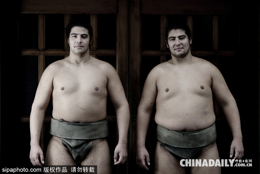 日本东京相扑运动员众生相