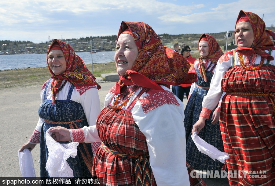 最炫民族风 俄罗斯摩尔曼斯克州举办民俗节