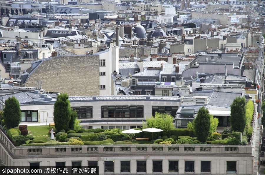 你眼中的巴黎！巴黎上空俯瞰城市图景