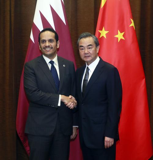王毅会见卡塔尔外交大臣：再谈海湾危机