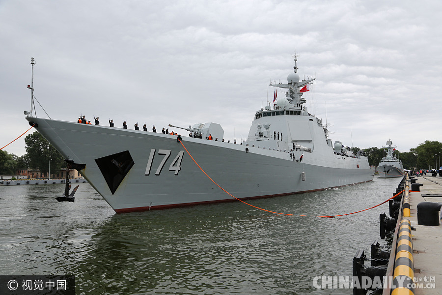 中国海军明星舰艇抵达波罗的海开启中俄军演